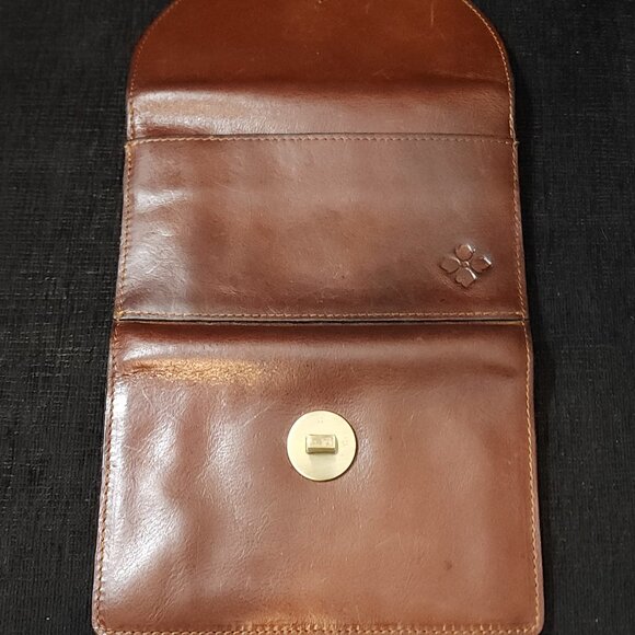 Patricia Nash Colli Large Brown Leather Wallet Clutch - Picture 5 of 10
